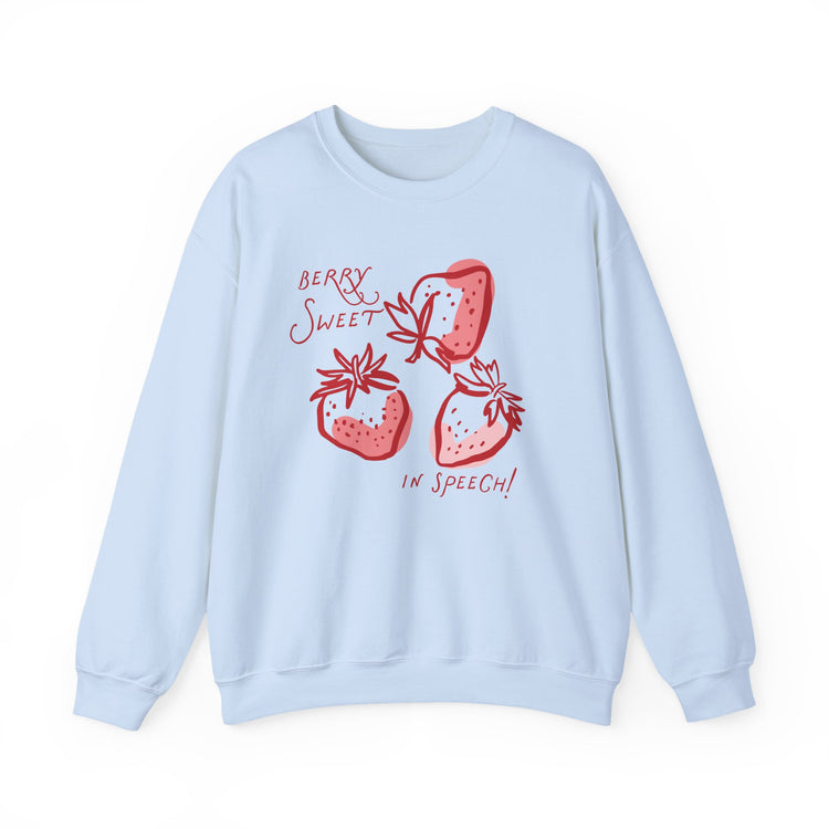 strawberry speech crewneck