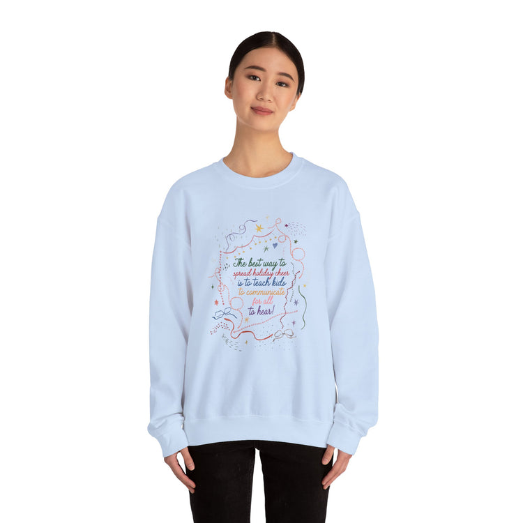 SLP spread holiday cheer crewneck