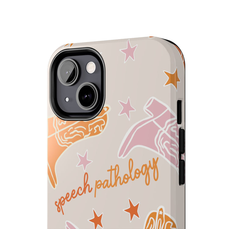 speech pathology boots iPhone case