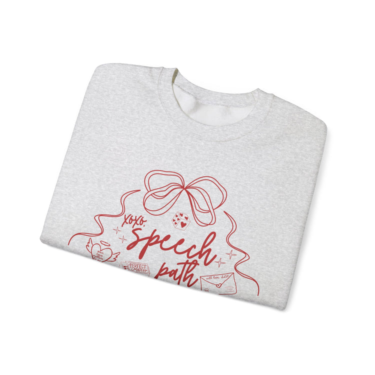 SLP valentine bow crewneck