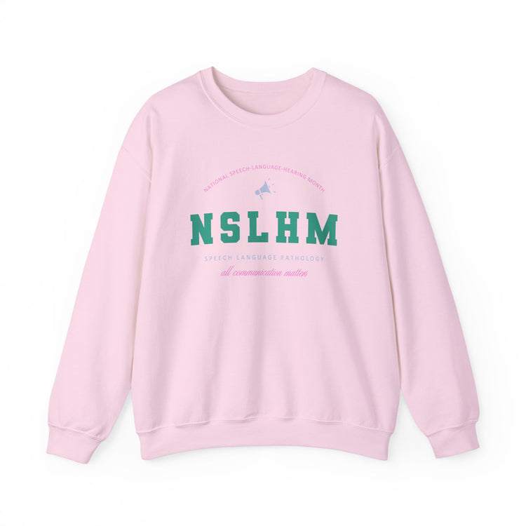 NSLHM varsity colorful crewneck