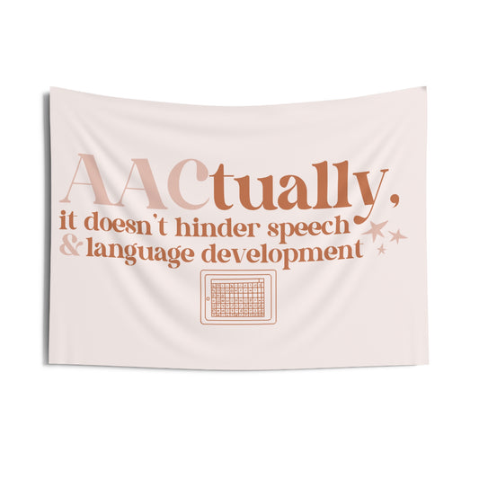 AAC facts wall tapestry