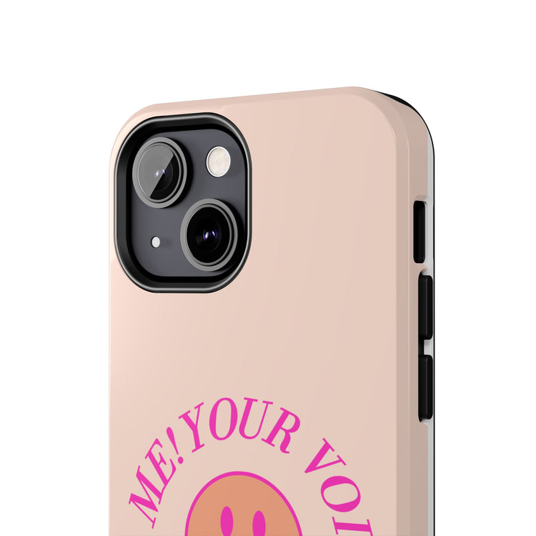 your voice matters smiley iPhone case