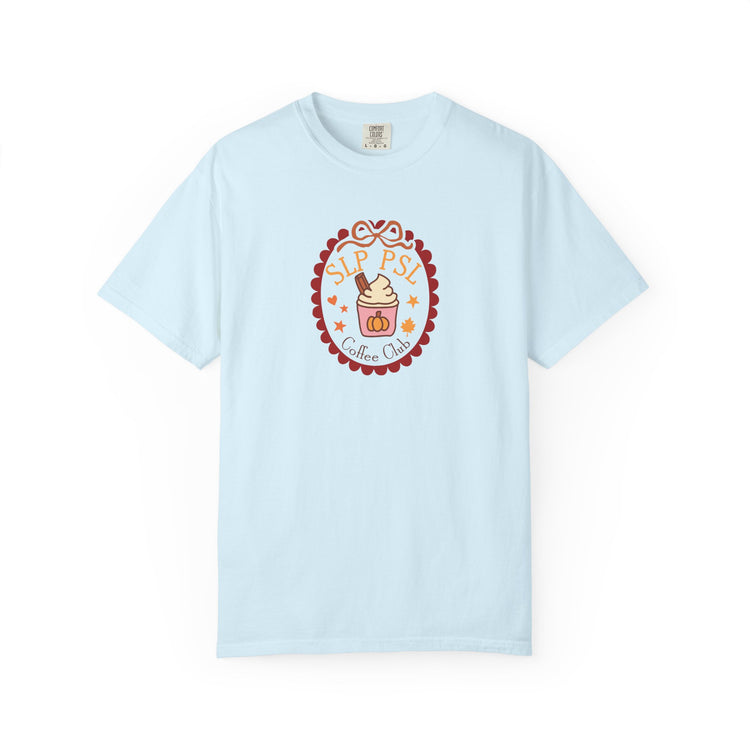 SLP coffee club comfort colors tee