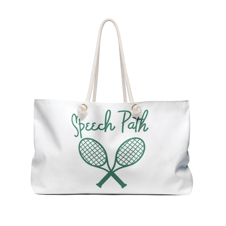 speech path beverly hills oversized tote bag