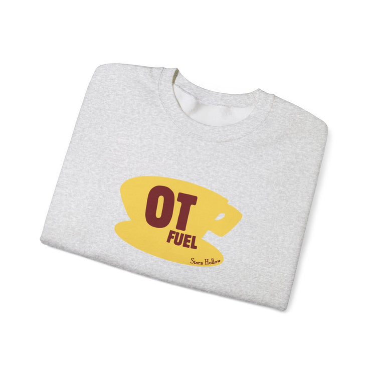 OT fuel yellow coffee cup crewneck