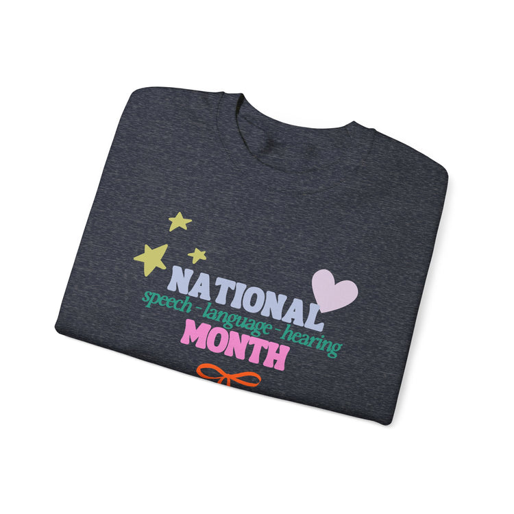 NSLHM colorful bow crewneck