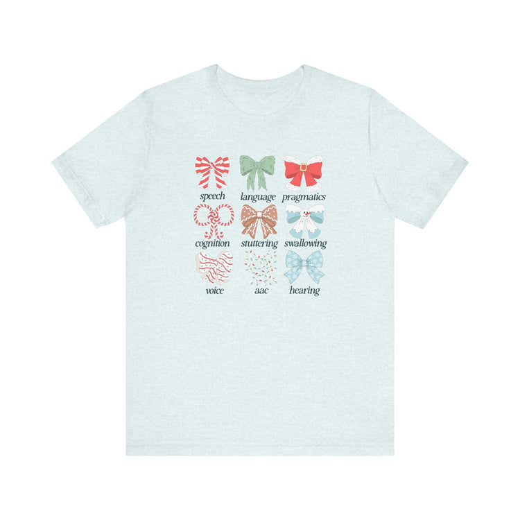 merry bow speech path short sleeve tee