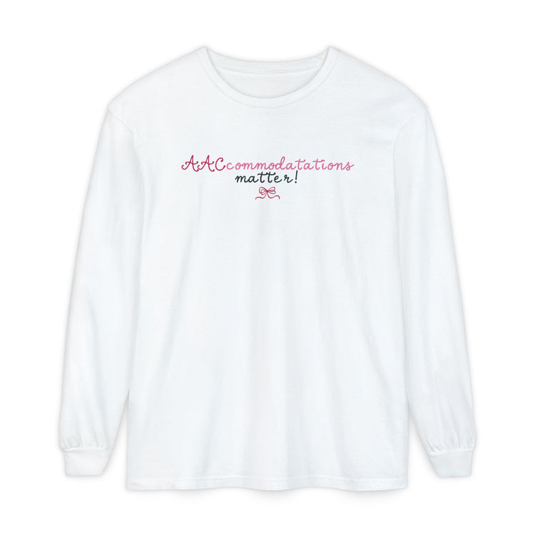 AACcommodations long sleeve tee