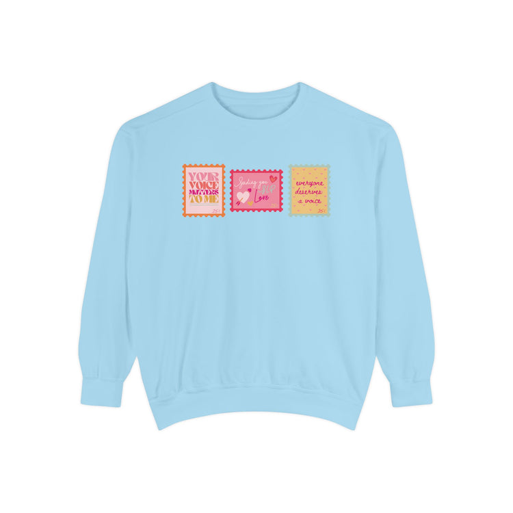 SLP stamps comfort colors crewneck