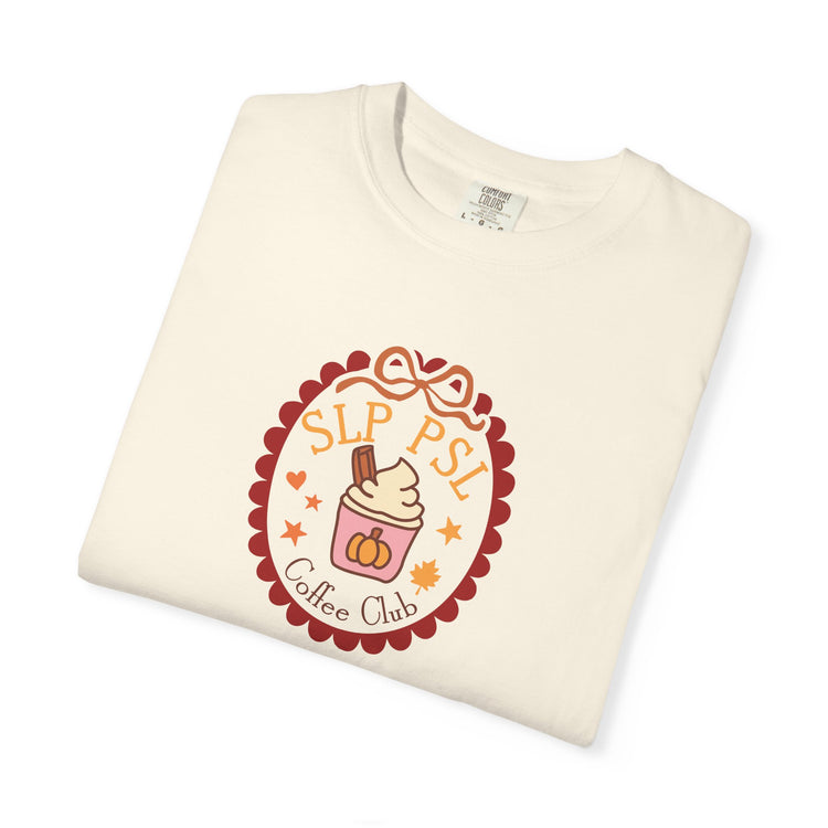 SLP coffee club comfort colors tee