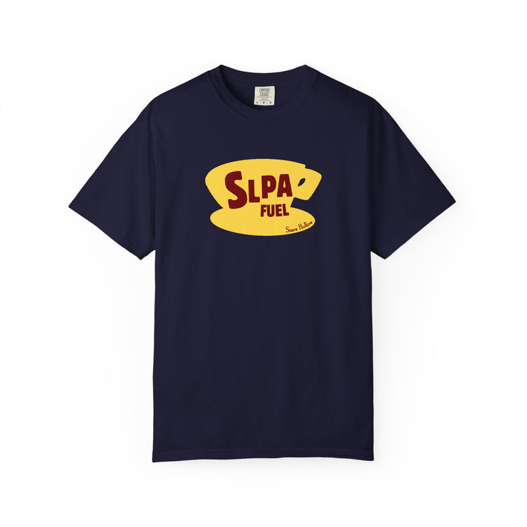slpa fuel yellow coffee cup comfort colors tee