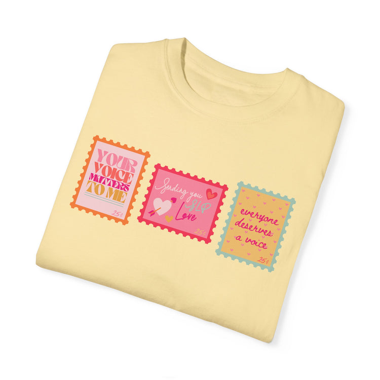 SLP stamps comfort colors tee