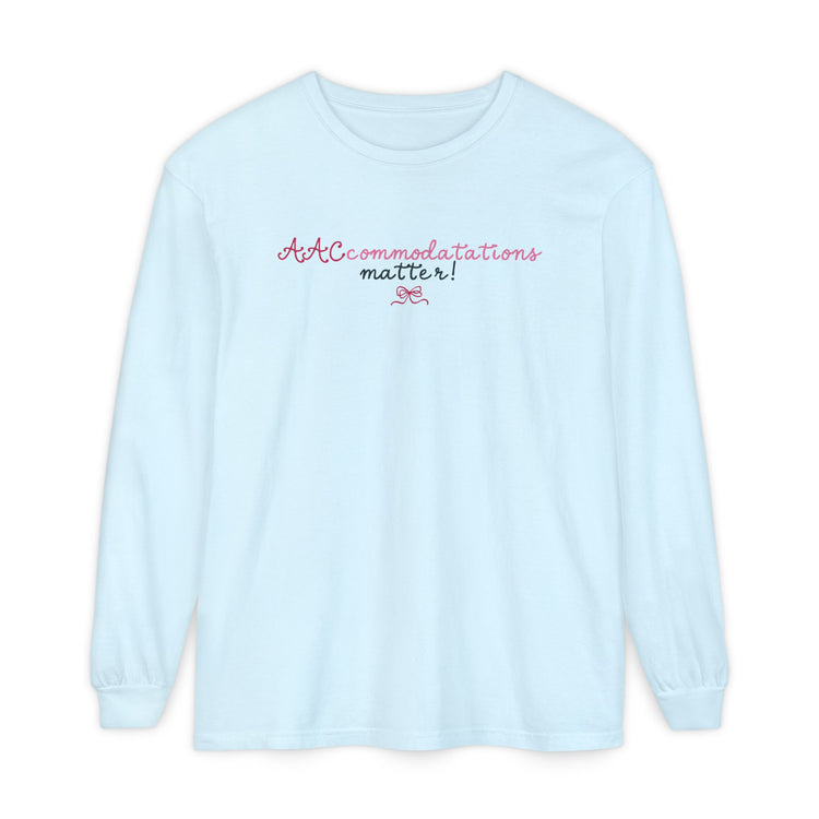 AACcommodations long sleeve tee