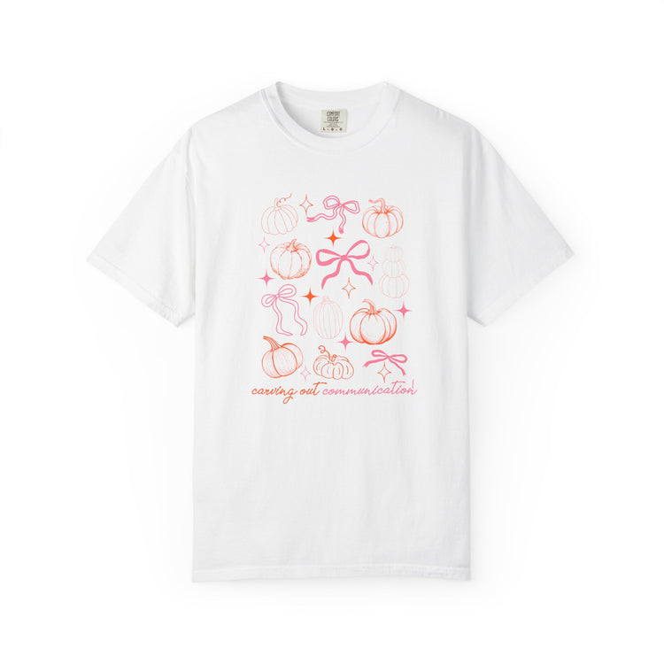 carving out communication! comfort colors tee