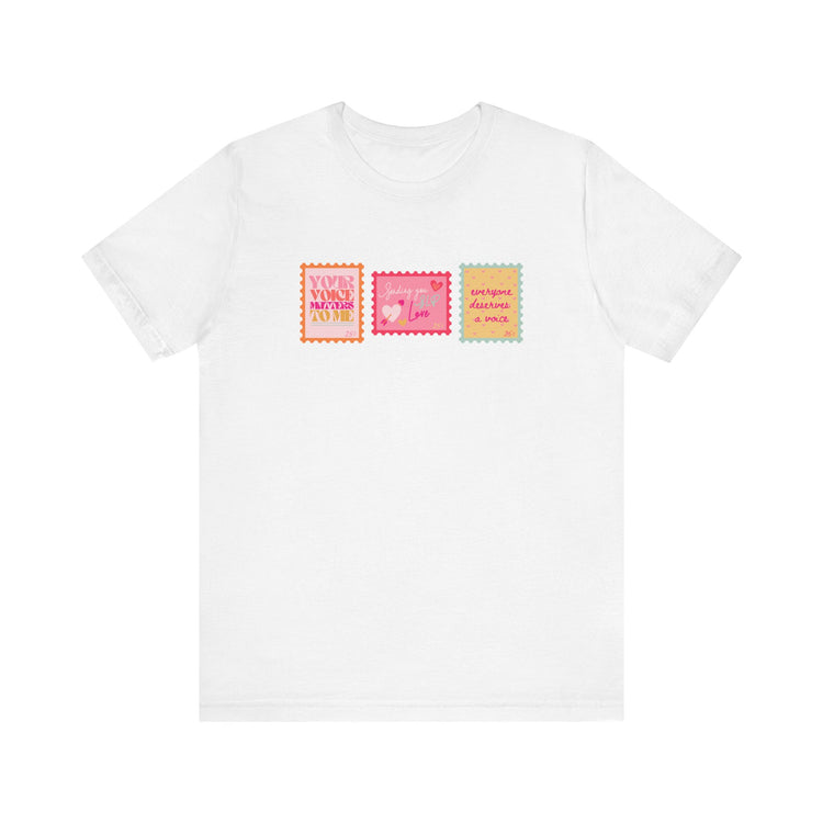 SLP stamps tee