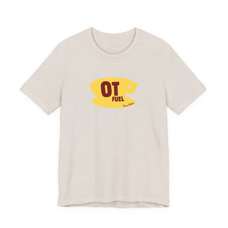 OT fuel yellow coffee cup short sleeve tee