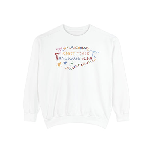 bow knot your average SLPA comfort colors crewneck