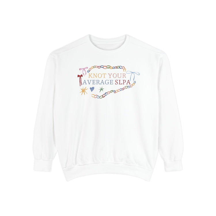 bow knot your average SLPA comfort colors crewneck