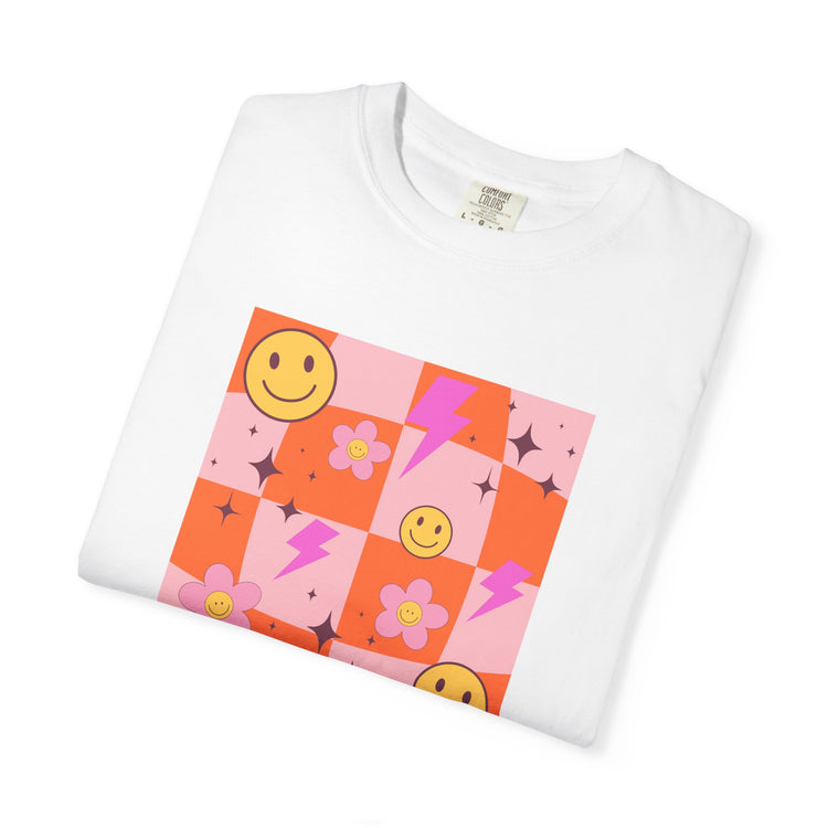 smiley disco speech path comfort colors tee