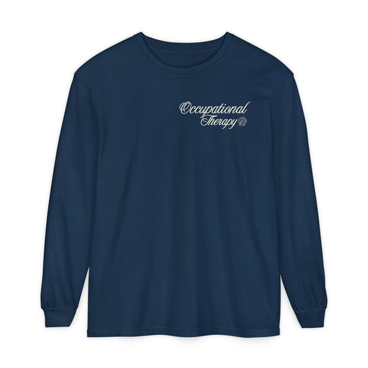 OT clam waves comfort colors long sleeve tee