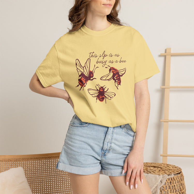 busy as an SLP! comfort colors tee