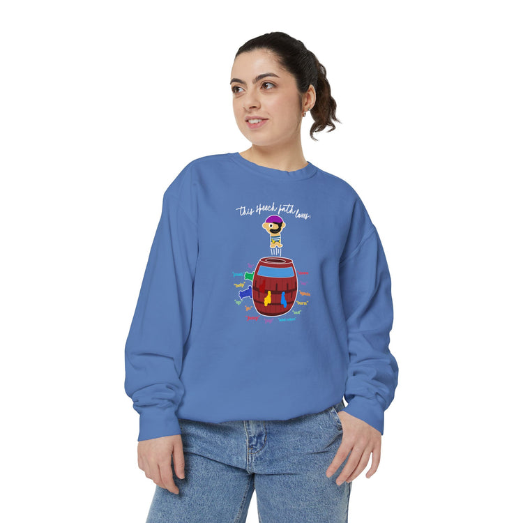 pirate speech path loves comfort colors crewneck