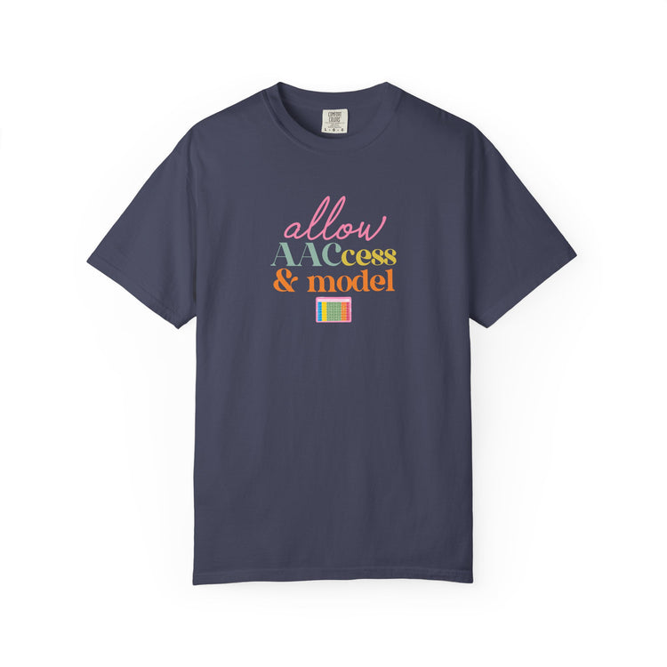 allow AAC access and model comfort colors tee