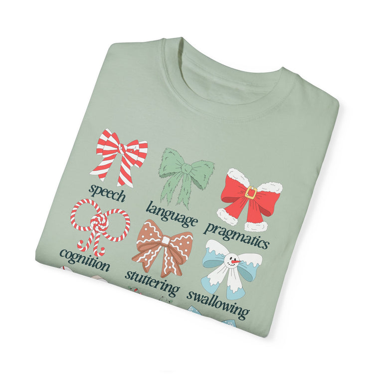 merry bow slp scope comfort colors tee