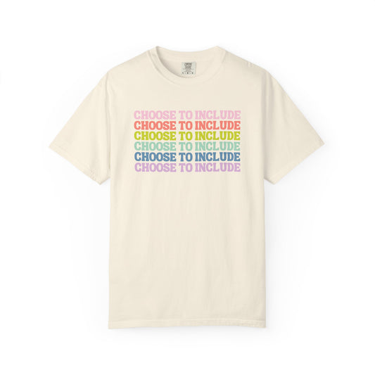 choose to include comfort colors tee