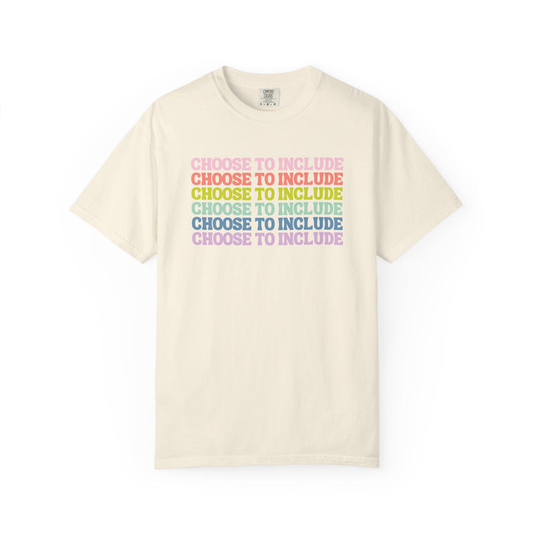 choose to include comfort colors tee