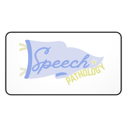 speech pathology pennant desk mat