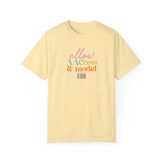 allow AAC access and model comfort colors tee (sample sale)
