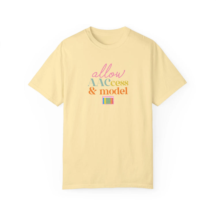 allow AAC access and model comfort colors tee (sample sale)