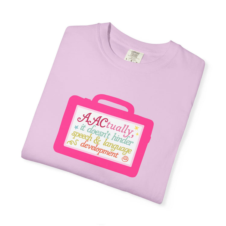 AAC device facts comfort colors tee