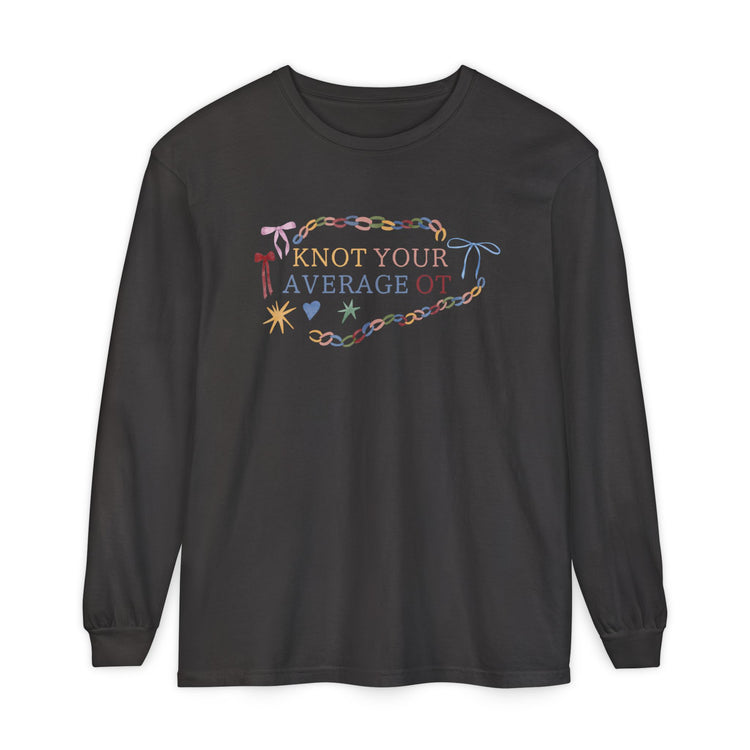bow knot your average OT long sleeve tee
