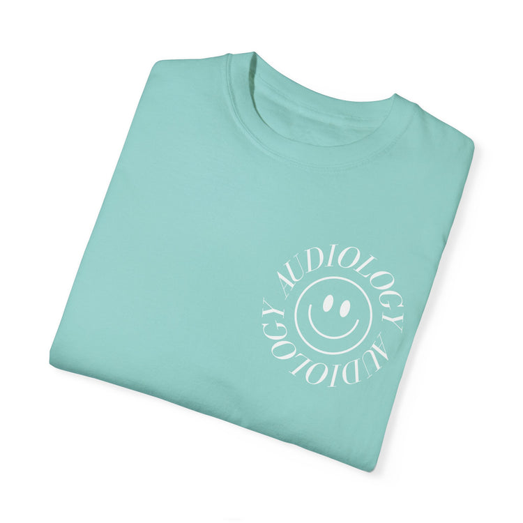smiley audiology comfort colors tee