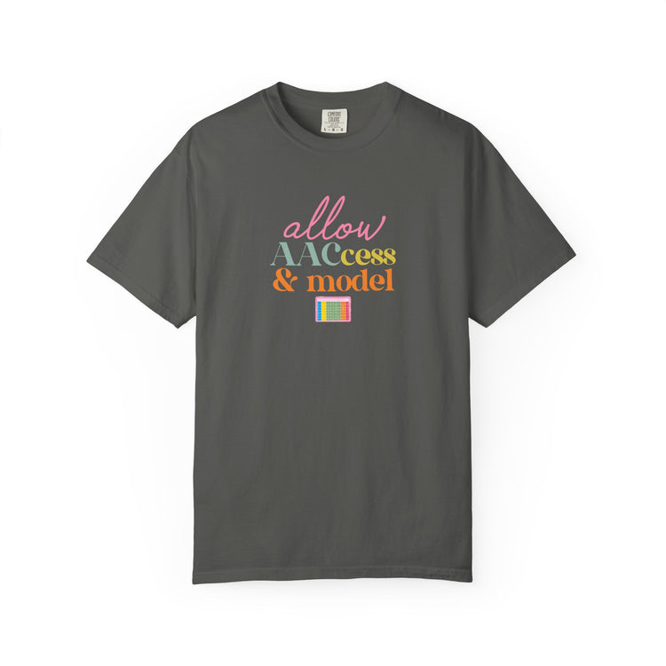 allow AAC access and model comfort colors tee