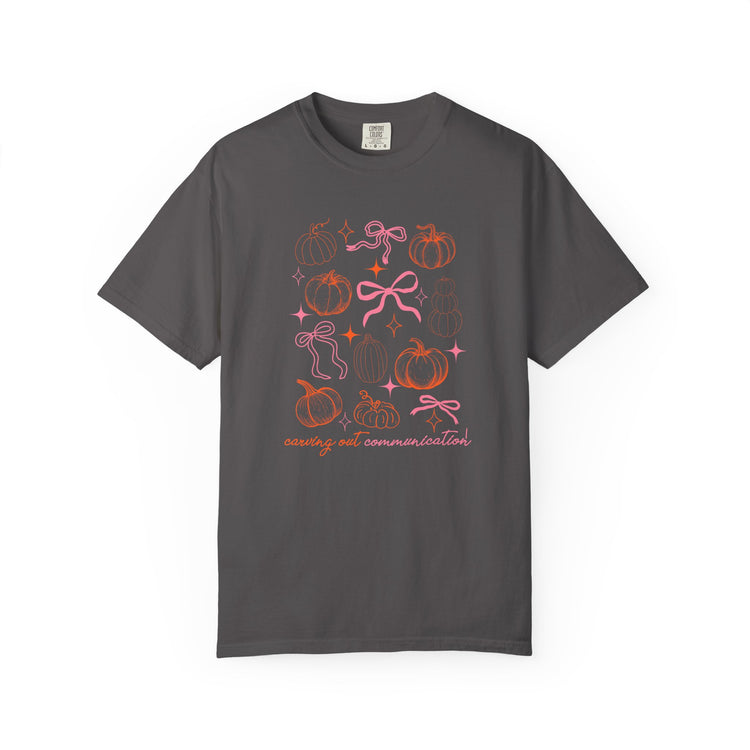 carving out communication! comfort colors tee