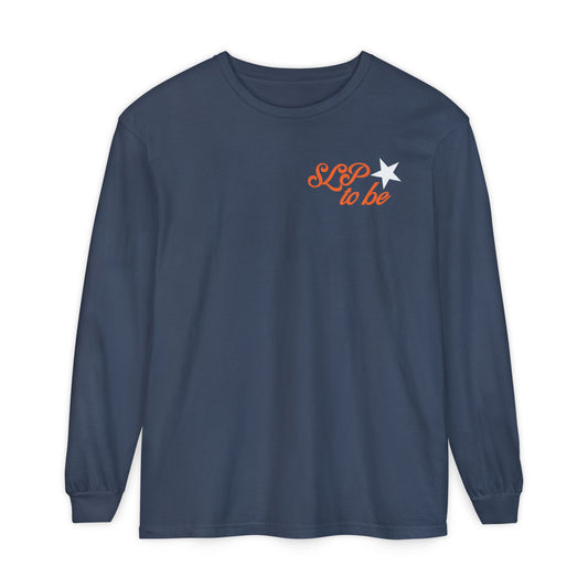 don't talk to me i'm in grad school front/back long sleeve tee