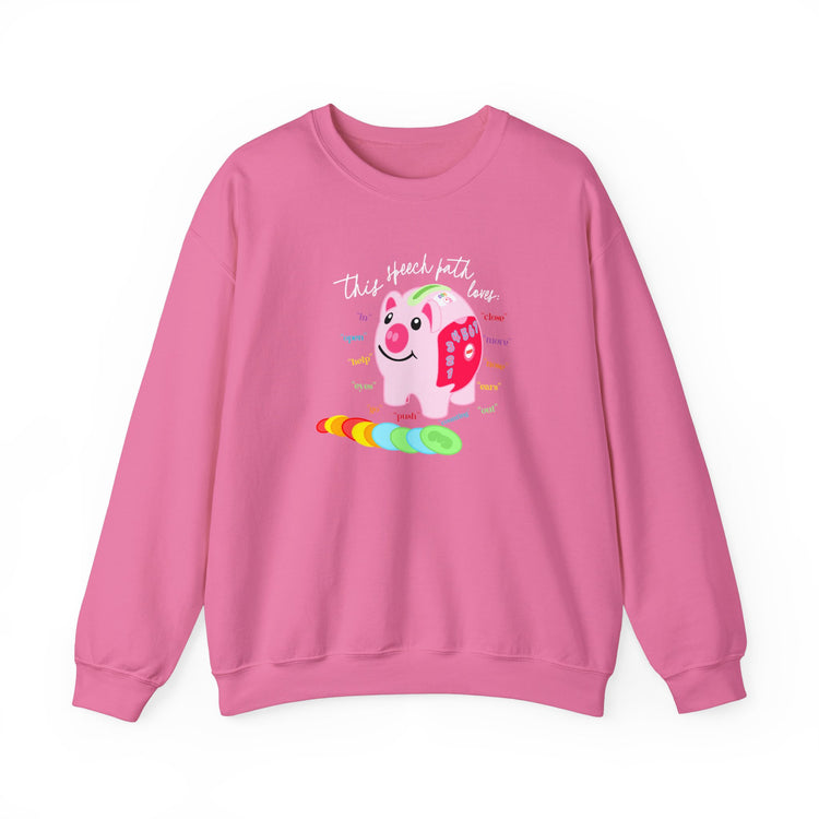 piggy bank speech path loves crewneck