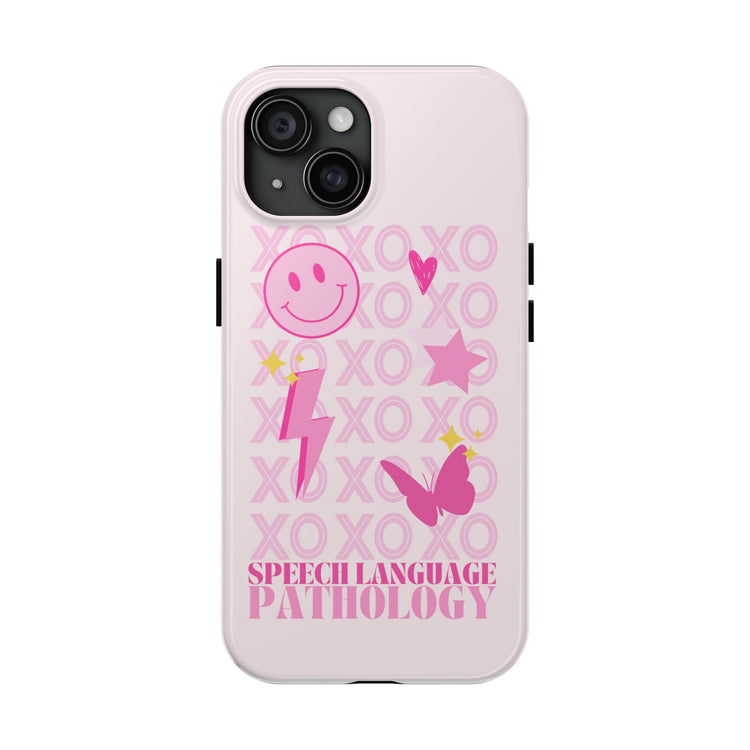 xoxo speech pathology iPhone case