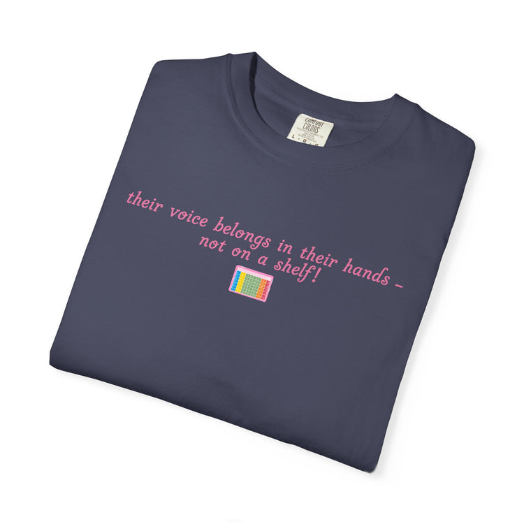 get off the shelf AAC! comfort colors tee