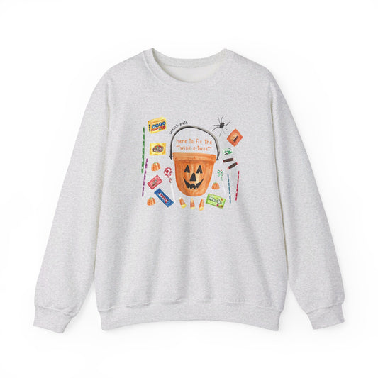 trick or treat crewneck