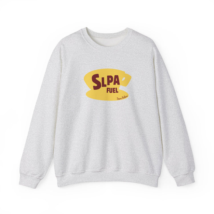 slpa fuel yellow coffee cup crewneck