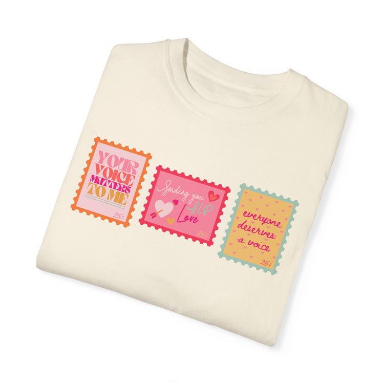 SLP stamps comfort colors tee