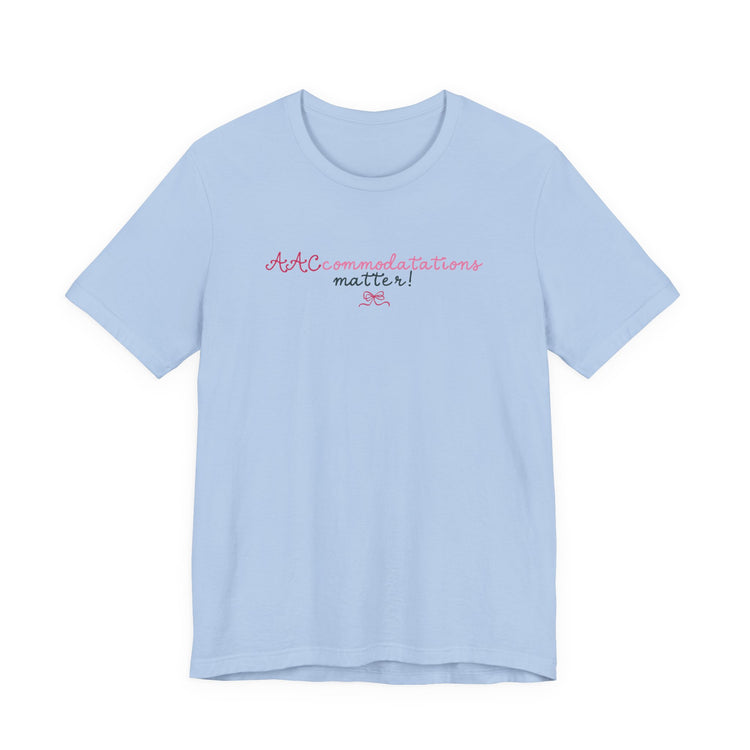 AACcommodations short sleeve tee