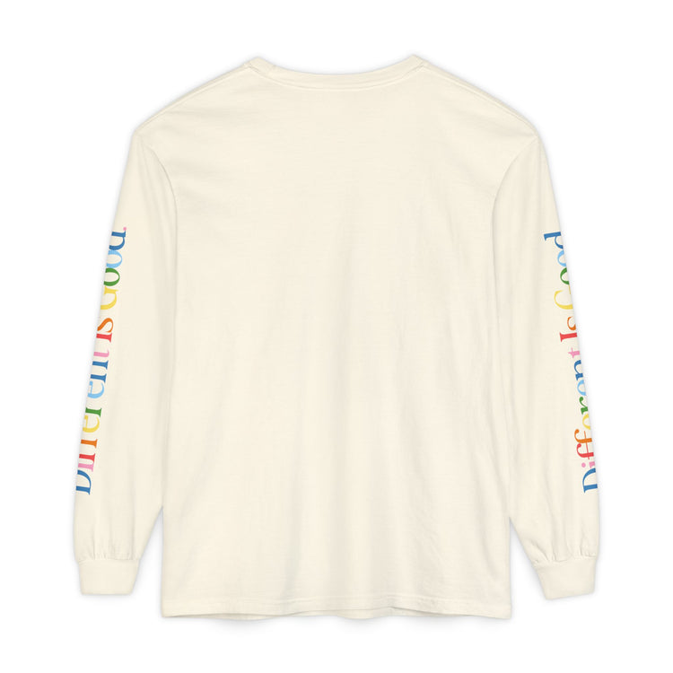 different is good tulips long sleeve tee