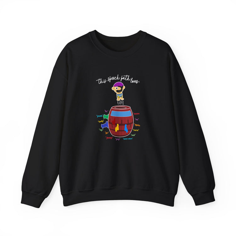 pirate speech path loves crewneck