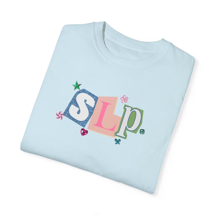 SLP newspaper gem comfort colors tee